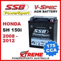 SSB 12V V-SPEC DRY CELL AGM 175 CCA BATTERY HONDA SH150i SH 150i 2008-2012 MOTO