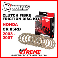 Whites Honda CR85RB CR 85RB 2003-2007 Clutch Fibre Plate Friction Disc Kit