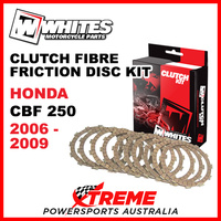 Whites Honda CBF250 CBF 250 2006-2009 Clutch Fibre Friction Disc Kit