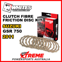 Whites For Suzuki GSR750 GSR 750 2011 Clutch Fibre Friction Disc Kit