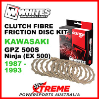 Whites Kawasaki GPZ500S Ninja EX500 1987-1993 Clutch Fibre Friction Disc Kit