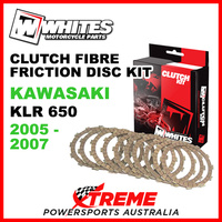 Whites Kawasaki KLR650 KLR 650 2005-2007 Clutch Fibre Friction Disc Kit