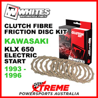 Whites Kawasaki KLX650 Enduro Elec Start 93-96 Clutch Fibre Friction Disc Kit