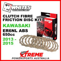 Whites Kawasaki ER6NL ABS 650 2013-2015 Clutch Fibre Friction Disc Kit