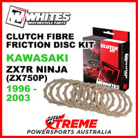 Whites Kawasaki ZX7R Ninja ZX750P 1996-2003 Clutch Fibre Friction Disc Kit