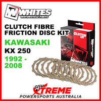 Whites Kawasaki KX250 KX 250 1992-2008 Clutch Fibre Friction Disc Kit