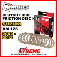 Whites For Suzuki RM125 RM 125 2002-2011 Clutch Fibre Friction Disc Kit