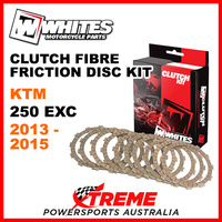 Whites KTM 250EXC 250 EXC 2013-2015 Clutch Fibre Friction Disc Kit