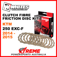 Whites KTM 250EXC-F 250 EXC-F 2014-2015 Clutch Fibre Friction Disc Kit