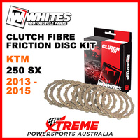 Whites KTM 250SX 250 SX 2013-2015 Clutch Fibre Friction Disc Kit