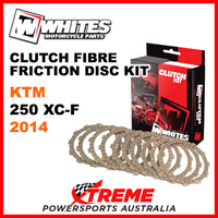 Whites KTM 250XC-F 250 XC-F 2014 Clutch Fibre Friction Disc Kit