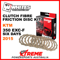 Whites KTM 350EXC-F Six Days 2015 Clutch Fibre Friction Disc Kit