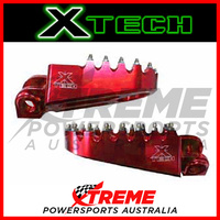 Honda CR250 2002 Onwards Red Pro Footpegs Xtech XTMFPH011 MX Motocross