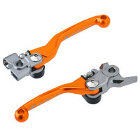 Zeta KTM 250/300XC-W 2014-2018 Orange Pivot Lever Set FP For Brembo Clutch/Brake ZE44-4127