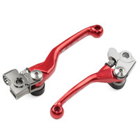 Zeta Beta RR2T 2013-2017 Red Pivot Brake Clutch Lever Set FP ZE44-4143