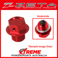 Red Magnetic Drain Bolt M12X15-P1.5 Honda XR650R 2000-2006, Zeta ZE58-1523