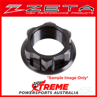 Zeta Honda CR85R/RII 2003-2007 M24x30-P1.0 H12 Black Steering Stem Nut ZE58-2121