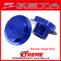 Zeta For Suzuki RMX450Z 2010-2017 M24x32-P1.0 H12 Blue Steering Stem Nut ZE58-2222