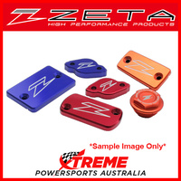 Zeta Honda CRF250R 2004-2018 Red Anodised Aluminium Brake Reservoir Cover Front ZE86-1103