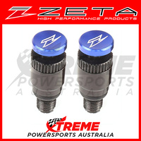 Zeta Fork Top Bleed Screw Pressure Valve fits WP Forks KTM Husqvarna Blue Tip