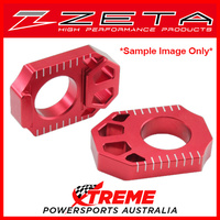 Red Rear Axle Block Honda CRF250R 2004-2017, Zeta ZE93-5013