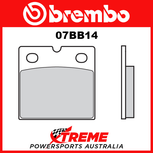 Bimota All Early Models -83 Brembo OEM Carbon Ceramic Front Brake Pads 07BB14-18