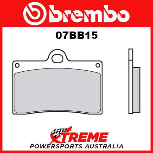 Brembo CCM CR 40 Café Racer 07-08 OEM Carbon Ceramic Front Brake Pad 07BB15-35