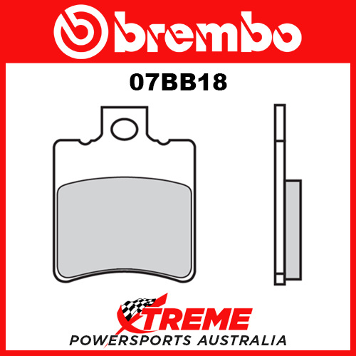 Brembo Aprilia Habana 50 1999-2002 OEM Carbon Ceramic Front Brake Pad 07BB18-34