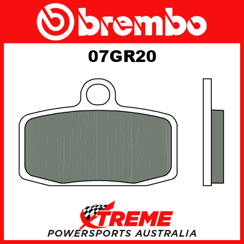 Brembo KTM 250 Freeride 2014-2017 Sintered Dual Sport Front Brake Pad 07GR20-SX