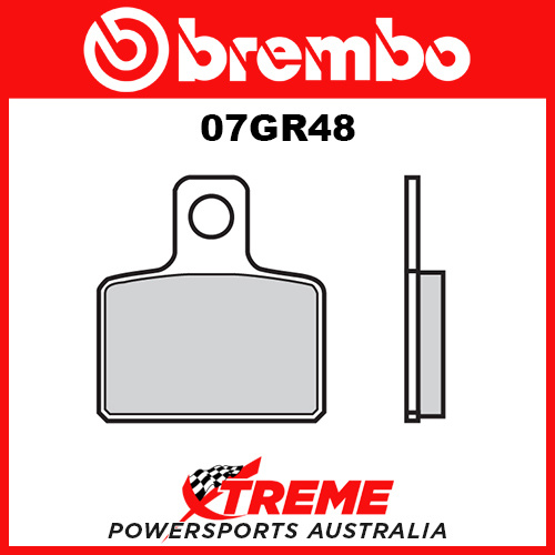 Beta Minicross Pro Race 12/10 04-06 Brembo Road Carbon Ceramic Rear Brake Pads 07GR48-04