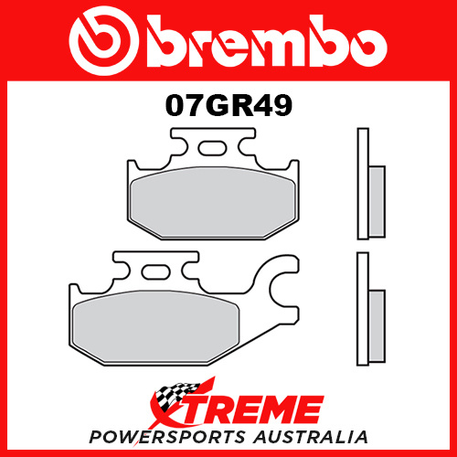 Brembo For Suzuki UX 125 SIXteen 08-14 Sintered Off Road Rear Brake Pad 07GR49-SD