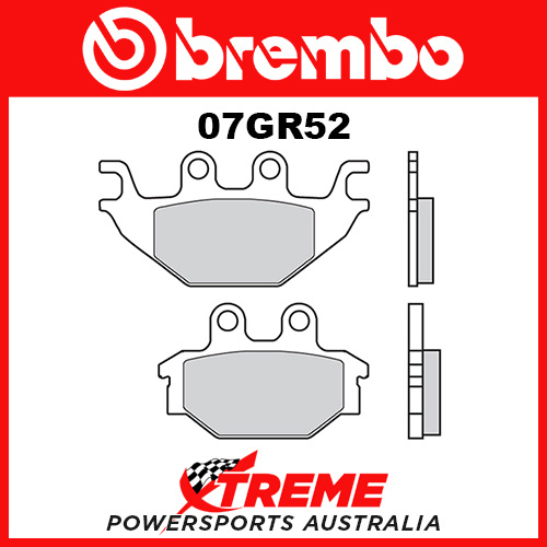 Can-Am DS250 2007-2008 Brembo Road Carbon Ceramic Rear Brake Pads 07GR52-09