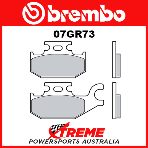 For Suzuki UH 125 Burgman 07-15 Brembo Sintered Dirt Rear Brake Pads 07GR73-SD