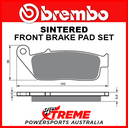 Brembo Triumph 865 Bonneville 2007-2016 Sintered Front Brake Pad 07HO41-SA