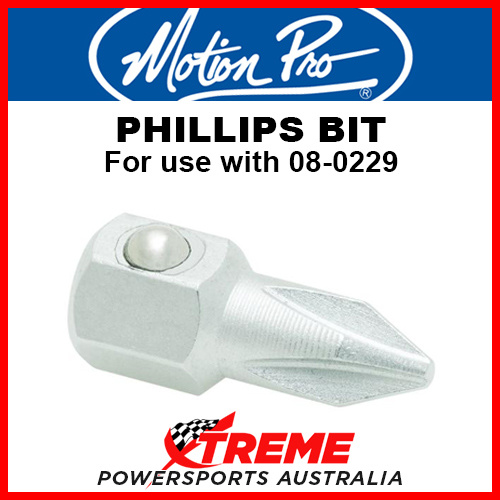 Motion Pro Phillips Bit #1 for use with 08-0229, 08-080229 Hex Driver 08-080241