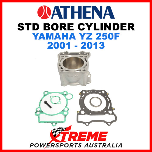 Athena Yamaha YZ250F 01-13 STD Bore Cylinder w/Head & Base Gasket 13.EC485-011