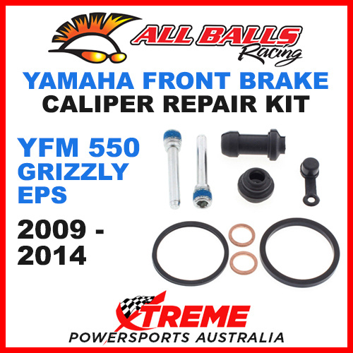 18-3027 YAMAHA ATV YFM 550 GRIZZLY EPS 2009-2014 FRONT BRAKE CALIPER REBUILD KIT