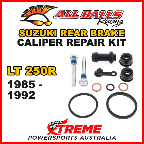 18-3038 For Suzuki LT-250R LT250R 1985-1992 ATV Rear Brake Caliper Rebuild Kit