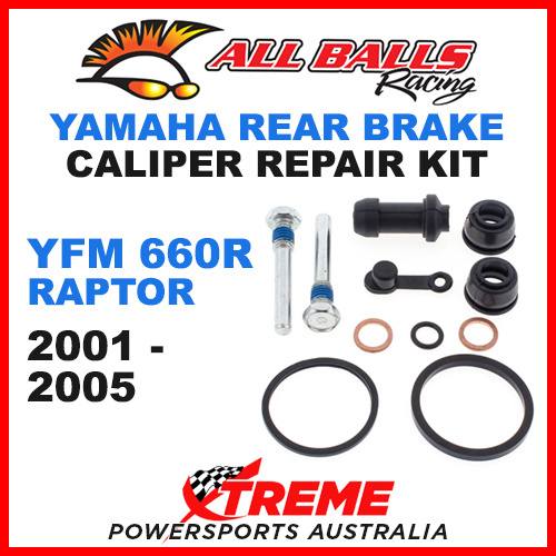 18-3038 YAMAHA ATV YFM 660R RAPTOR 2001-2005 REAR BRAKE CALIPER REBUILD KIT