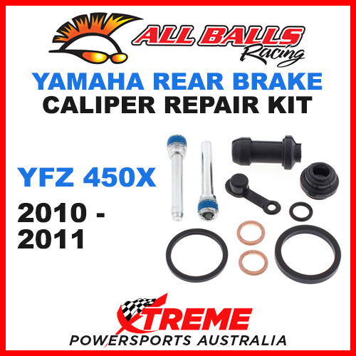 18-3040 YAMAHA ATV YFZ 450X 2010-2011 REAR BRAKE CALIPER REBUILD KIT