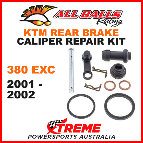 18-3050 KTM 380EXC 380 EXC 2001-2002 Rear Brake Caliper Rebuild Kit