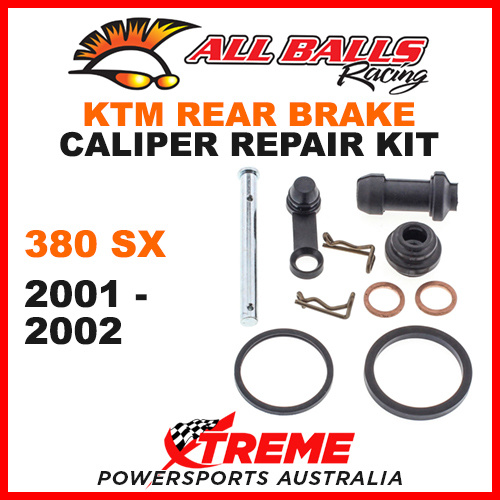 18-3050 KTM 380SX 380 SX 2001-2002 Rear Brake Caliper Rebuild Kit