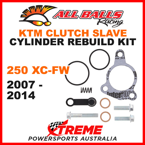 ALL BALLS 18-6002 KTM CLUTCH SLAVE CYLINDER REBUILD KIT 250 XC-FW XCFW 2007-2014