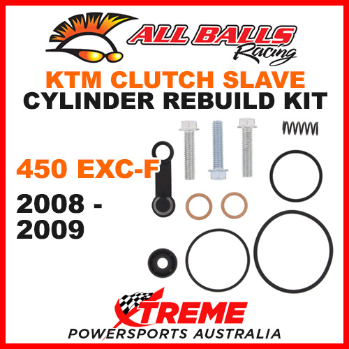 ALL BALLS 18-6004 KTM CLUTCH SLAVE CYLINDER REBUILD KIT 450 EXC-F EXCF 2008-2009