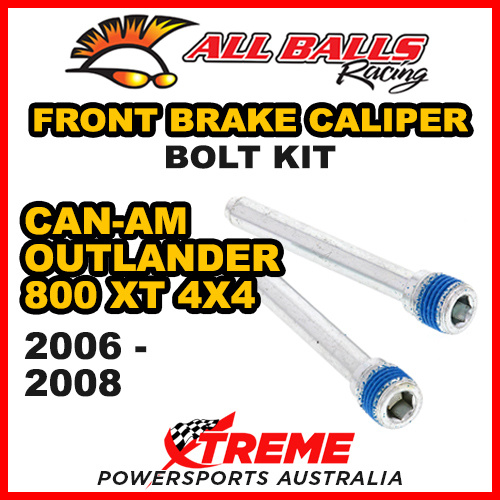 All Balls 18-7002 Can-Am Outlander 800XT 800 XT 4X4 2006-2008 Front Brake Caliper Bolt Kit