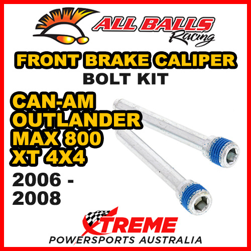 All Balls 18-7002 Can-Am Outlander Max 800 XT 4X4 2006-2008 Front Brake Caliper Bolt Kit