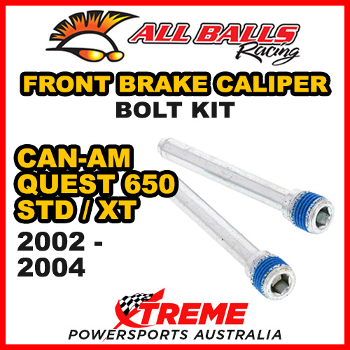 All Balls 18-7002 Can-Am Quest 650 XT 2002-2004 Front Brake Caliper Bolt Kit