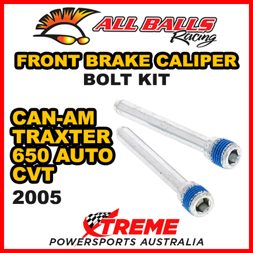 All Balls 18-7002 Can-Am Traxter 650 Auto CVT 2005 Front Brake Caliper Bolt Kit