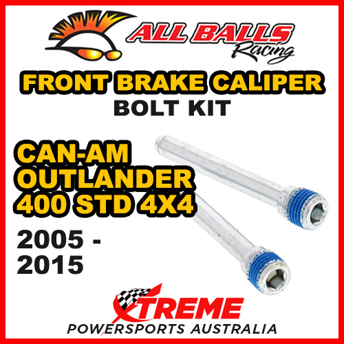 All Balls 18-7002 Can-Am Outlander 400 STD 4x4 2005-2015 Front Brake Caliper Bolt Kit