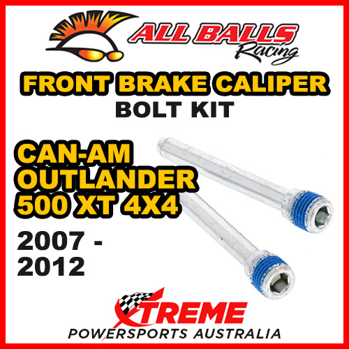 All Balls 18-7002 Can-Am Outlander 500XT 500 XT 4X4 2007-2012 Front Brake Caliper Bolt Kit